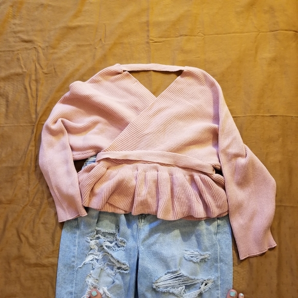 NWOT Pink Lily Blush Sweater - Picture 6 of 7